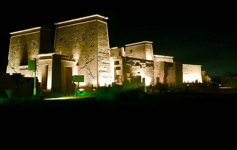 Sound and Light Show at Philae Temple -